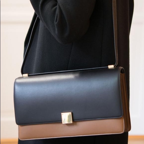 Auth celine bicolor medium case box bag preowned - Picture 15 of 16